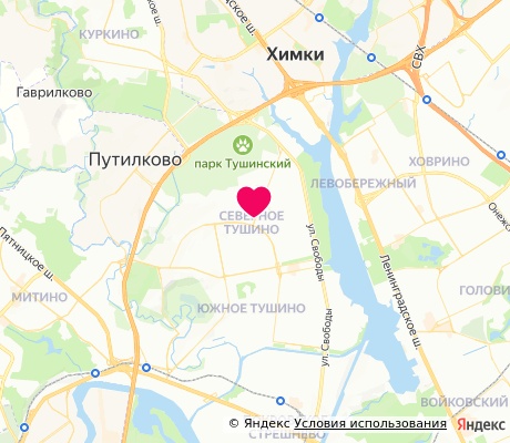На карте