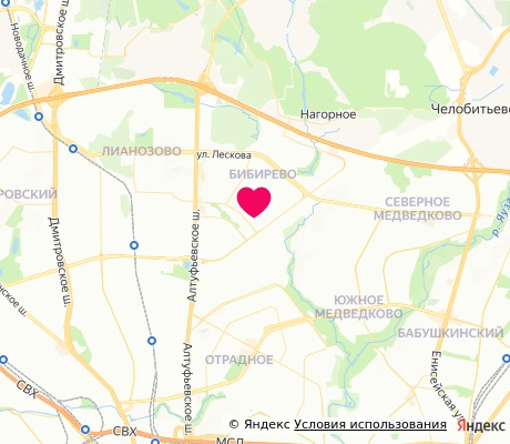 На карте