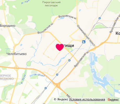 На карте