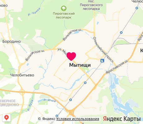 На карте