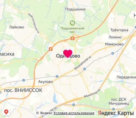 На карте