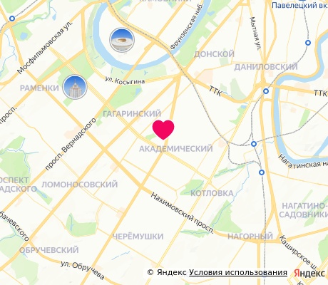 На карте