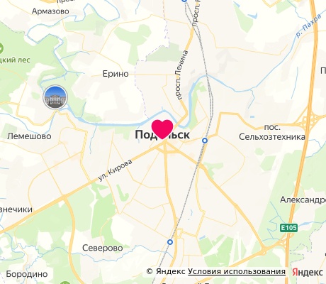 На карте