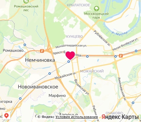 На карте
