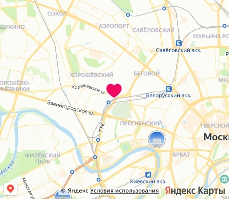 На карте