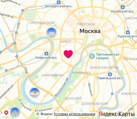 На карте