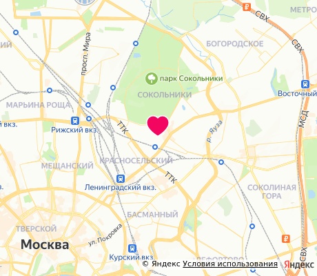 На карте