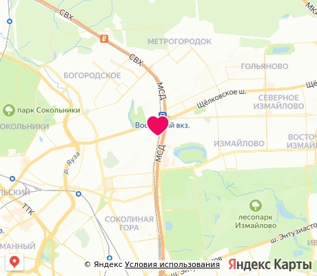 На карте