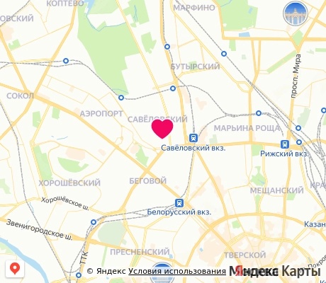 На карте