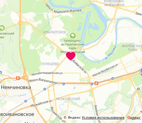 На карте