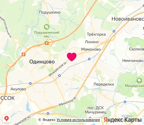 На карте