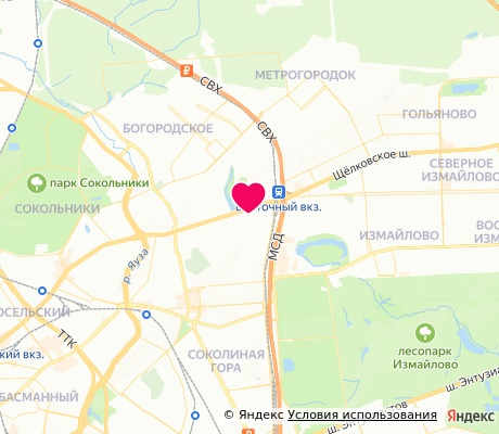 На карте