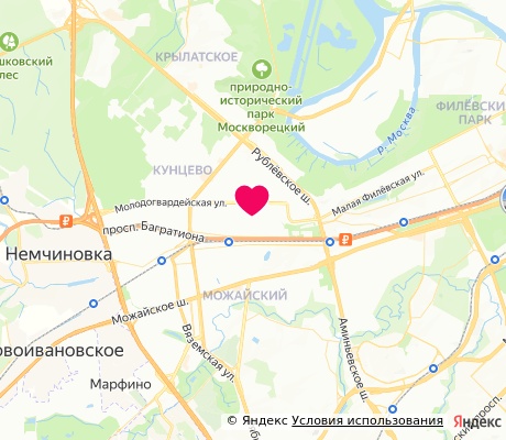 На карте