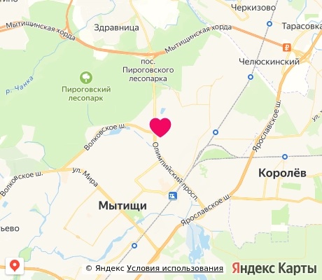 На карте