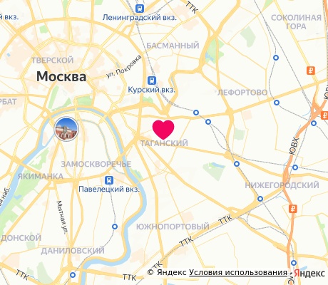 На карте