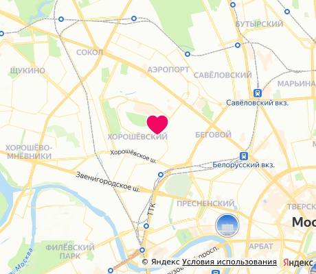 На карте
