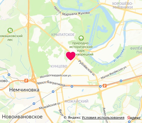 На карте