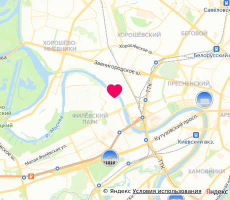 На карте