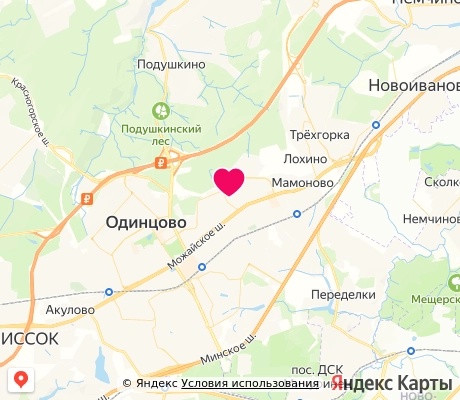 На карте