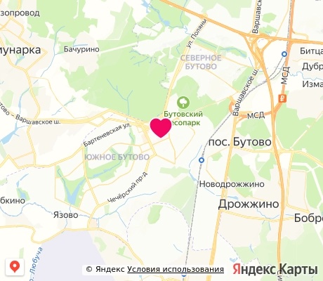 На карте