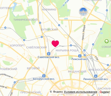На карте