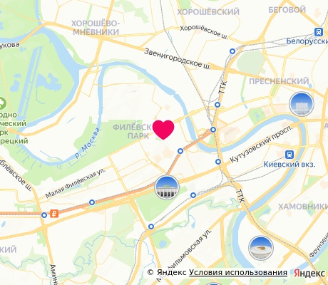 На карте