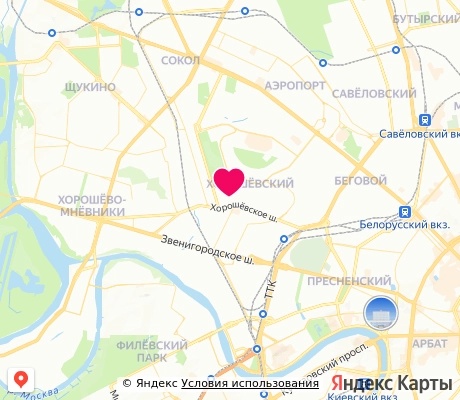 На карте