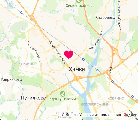 На карте