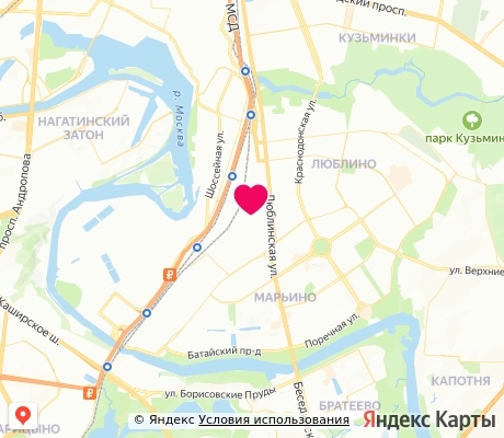 На карте