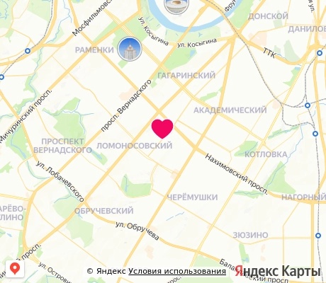 На карте