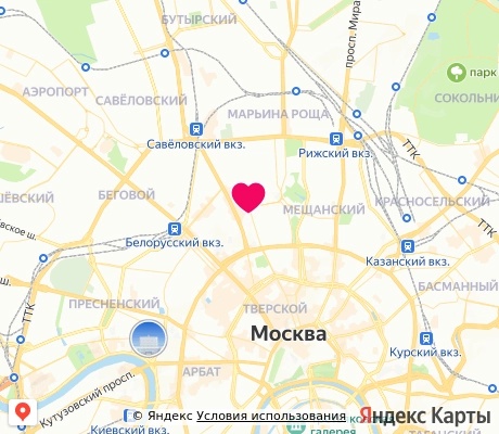 На карте