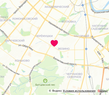 На карте