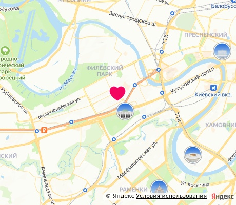 На карте