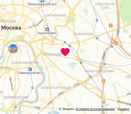 На карте