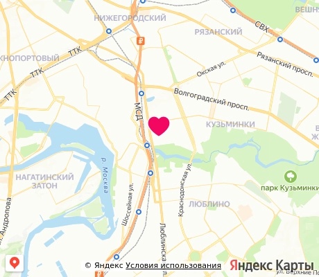 На карте