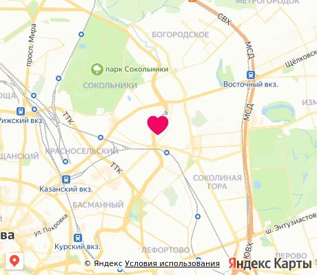 На карте