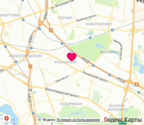 На карте