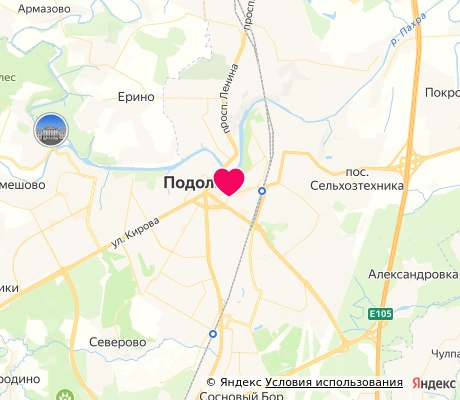 На карте