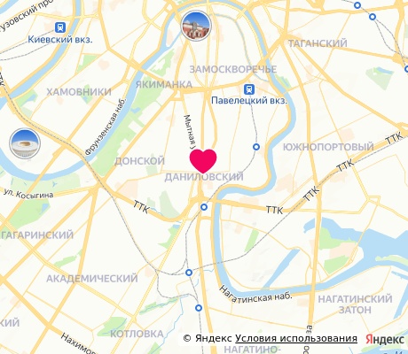 На карте