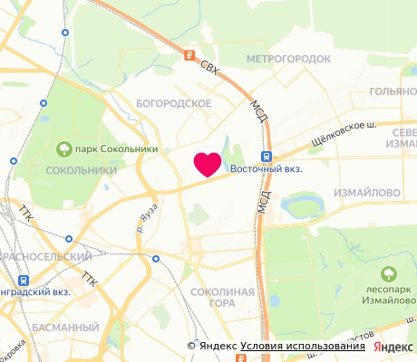 На карте