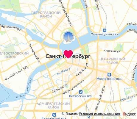 На карте