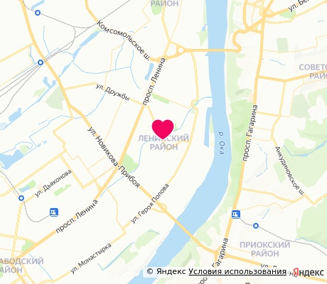 На карте