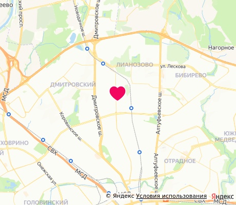 На карте