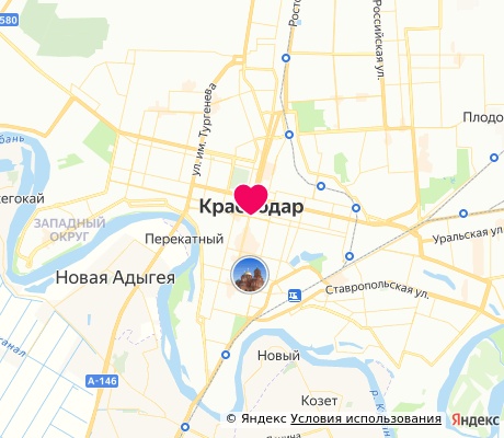 На карте
