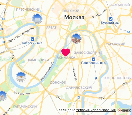 На карте