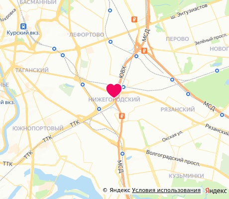 На карте
