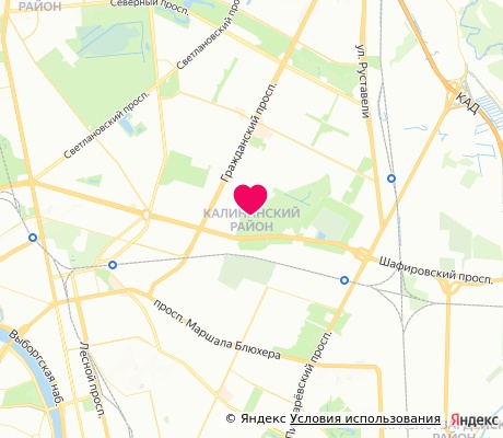 На карте