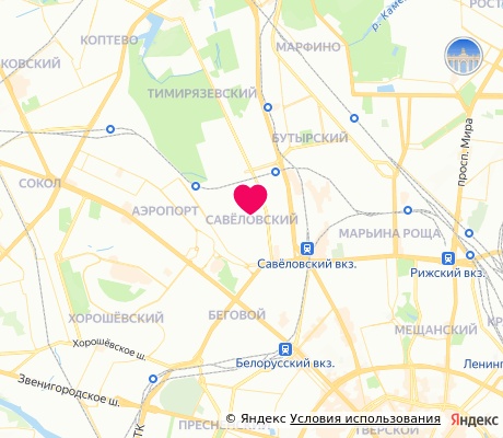 На карте