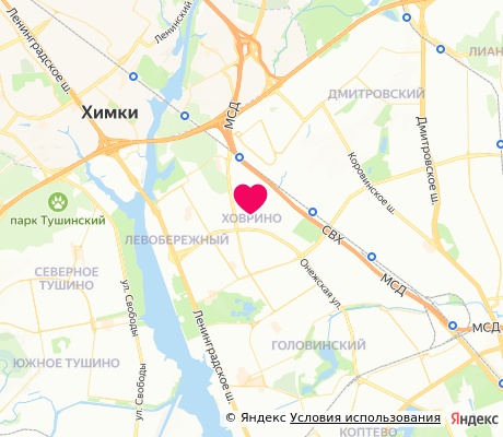 На карте