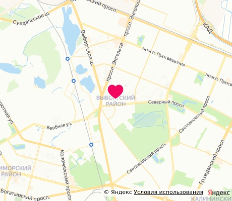 На карте